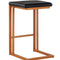 Modern European furniture - Black Leather Look Counter Stools (2) - www.oroa.com
