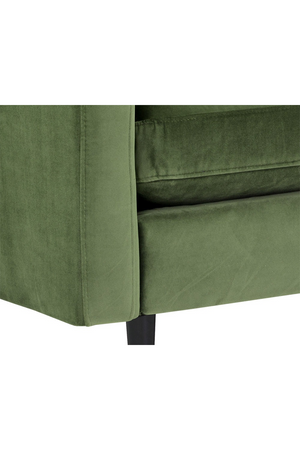 Channeled Green Velvet Sofa | Splendido Yosi