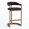 Antique Brass Framed Bar Stool by Splendido Beaumont Barstool