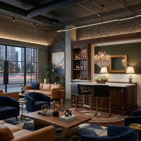   Black Bonded Leather Counter Stool | Oroa.com