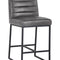 Modern European furniture - Modern Channel-Tufted Counter Stool - www.oroa.com