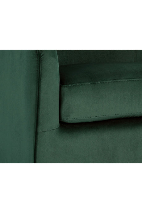 Modern European furniture - Curved Swivel Lounge Chair - www.oroa.com