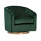 Modern European furniture - Curved Swivel Lounge Chair - www.oroa.com