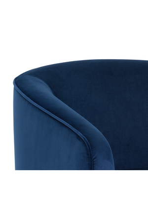 Curved Swivel Lounge Chair | Splendido Hazel