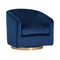 Modern European furniture - Curved Swivel Lounge Chair - www.oroa.com