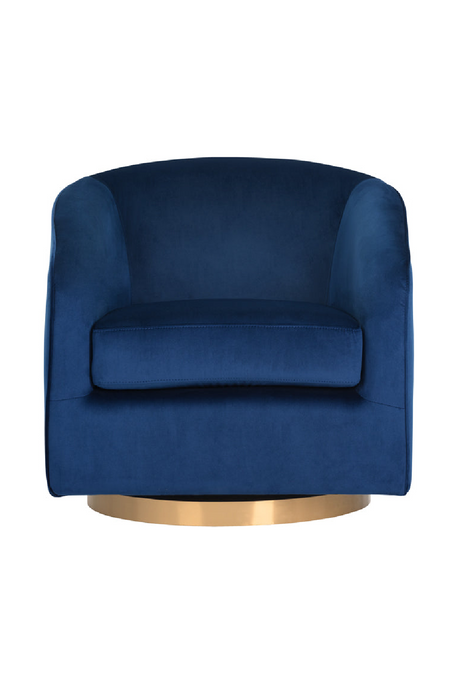 Modern European furniture - Curved Swivel Lounge Chair - www.oroa.com