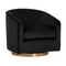 Modern European furniture - Curved Swivel Lounge Chair - www.oroa.com