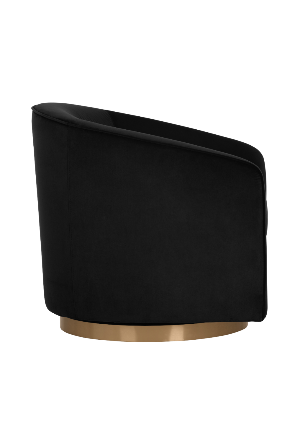 Curved Swivel Lounge Chair | Splendido Hazel