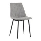 Channel-Tufted Dining Chairs (2) by Splendido Drew, alternate view 2
