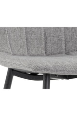 Modern European furniture - Channel-Tufted Dining Chairs (2) - www.oroa.com