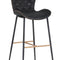 Modern European furniture - Diamond-Stitched Leather Look Bar Stools (2) - www.oroa.com