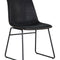 Modern European furniture - Leather Look Mid-Century Dining Chairs (2) - www.oroa.com
