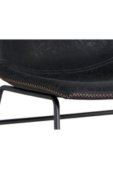 Modern European furniture - Leather Look Mid-Century Dining Chairs (2) - www.oroa.com