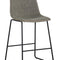 Modern European furniture - Leather-Look Mid-Century Counter Stools (2) - www.oroa.com