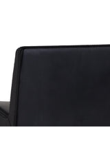 Modern European furniture - Black Leather Look Counter Stool - www.oroa.com