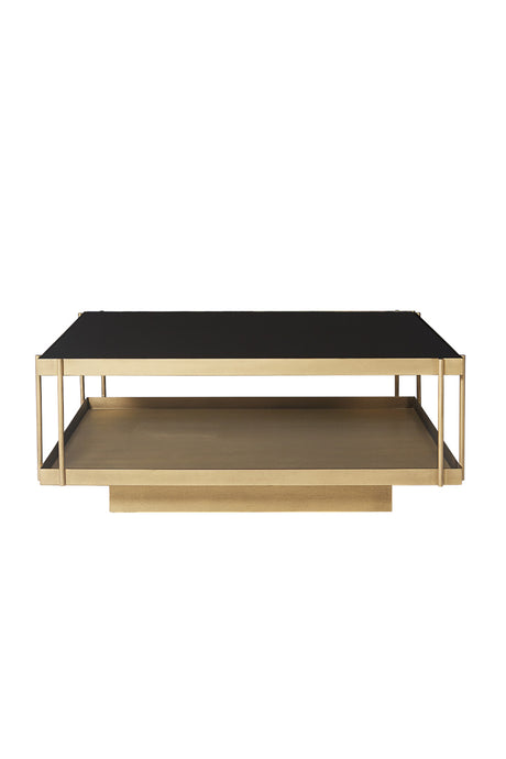 Square Black Glass Coffee Table | Splendido Finch | Oroa.com