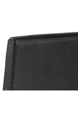 Modern European furniture - Black Leather Look Office Chair - www.oroa.com