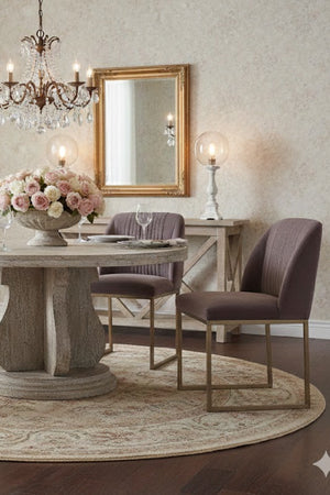 Modern European furniture - Ruched Back Dining Chairs (2) - www.oroa.com
