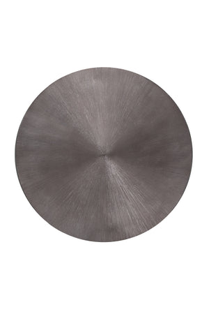 Modern European furniture - Etched Aluminum End Table - www.oroa.com