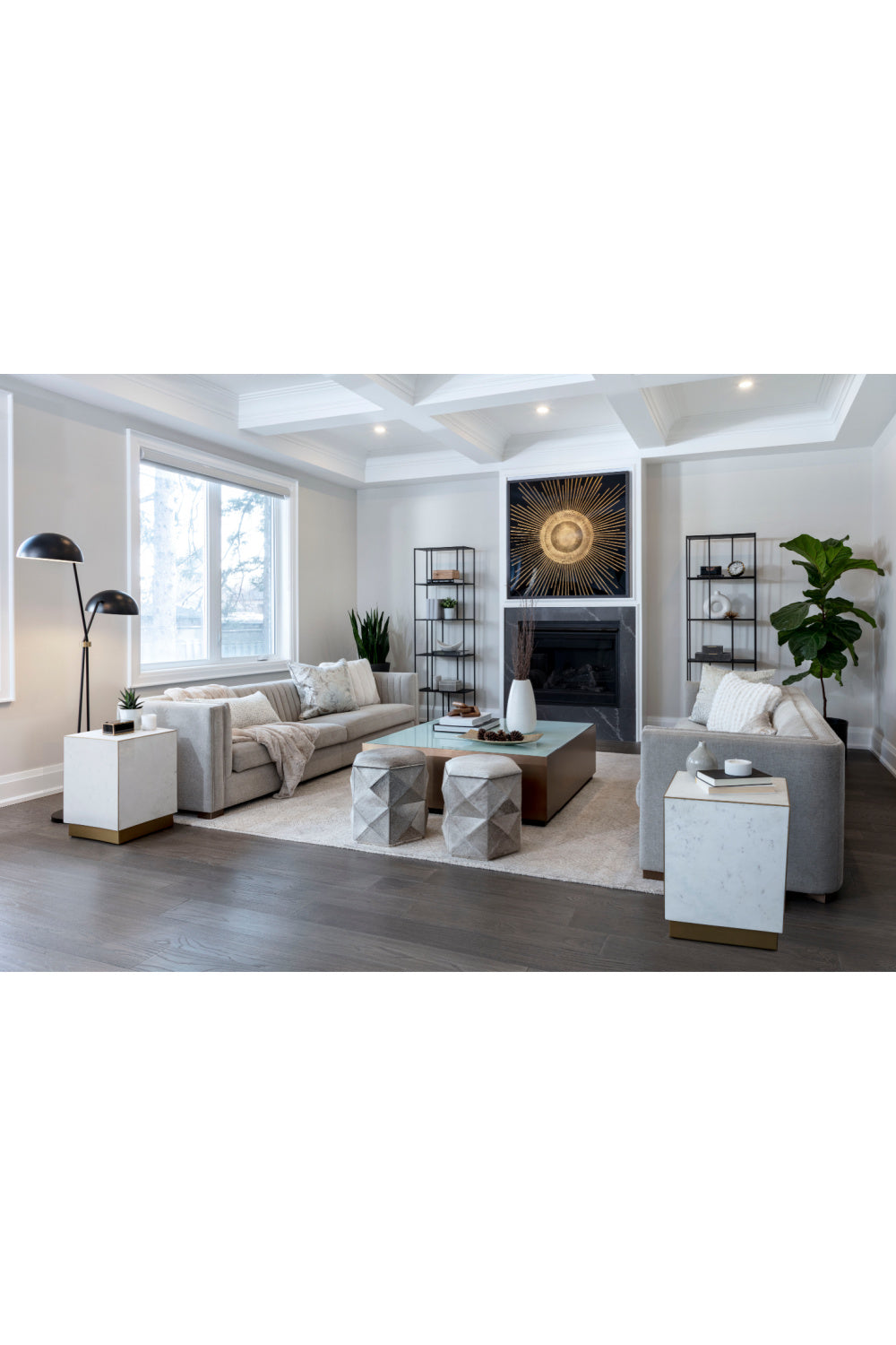 Modern Open Shelving Bookcase | Splendido Eiffel | Oroa.com