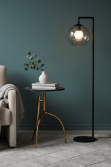 Modern European furniture - Black Marble End Table - www.oroa.com