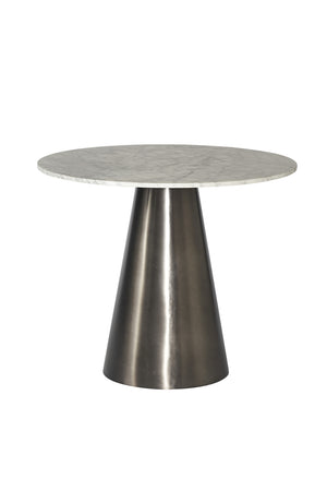 Carrara Marble Round Bistro Table | Splendido Damon | Oroa.com