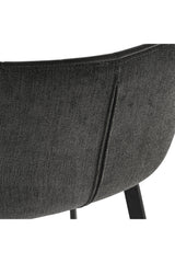 Modern European furniture - Clamshell Style Tufted Bar Stool - www.oroa.com
