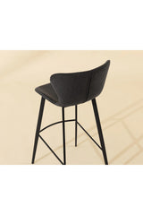 Modern European furniture - Clamshell Style Tufted Bar Stool - www.oroa.com