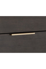 Modern European furniture - Dark Gray Oak 6-Drawer Dresser - www.oroa.com