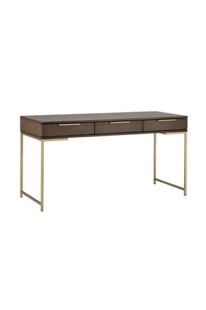 Modern European furniture - Minimalist Wood Office Desk - www.oroa.com