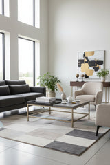 Modern European furniture - Wooden Tray Marble Coffee Table - www.oroa.com