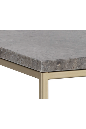 Wooden Tray Marble Coffee Table | Splendido Arden | Oroa.com