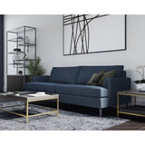 Modern European furniture - Wooden Tray Marble Coffee Table - www.oroa.com