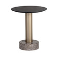 Black Oak Top End Table by Splendido Monaco Side Table, alternate view 2