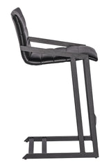 Modern European furniture - Channel-Tufted Counter Stool - www.oroa.com
