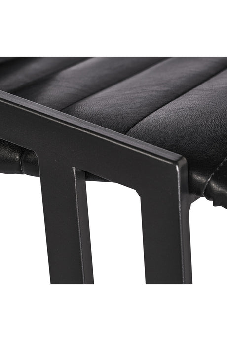 Modern European furniture - Channel-Tufted Counter Stool - www.oroa.com