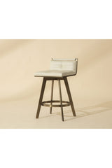 Modern European furniture - Swivel Counter Stool with Metal Frame - www.oroa.com