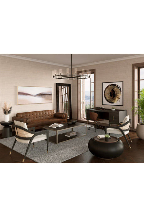 Modern European furniture - Clamshell Tufted Back - www.oroa.com