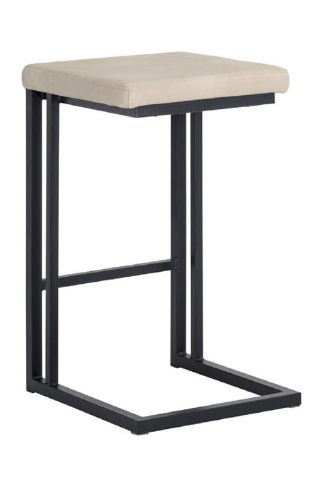 Leather-Look Backless Counter Stools (2) | Splendido Boone | Oroa.com