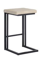 Modern European furniture - Leather-Look Backless Counter Stools (2) - www.oroa.com