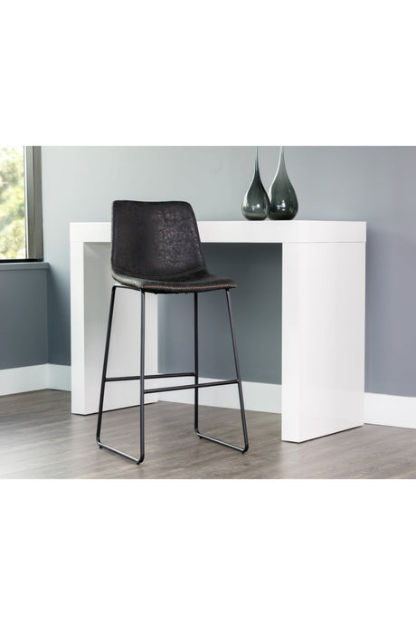 Modern European furniture - Antique Black Bar Stool - www.oroa.com