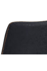 Modern European furniture - Leather-Look Mid-Century Counter Stools (2) - www.oroa.com