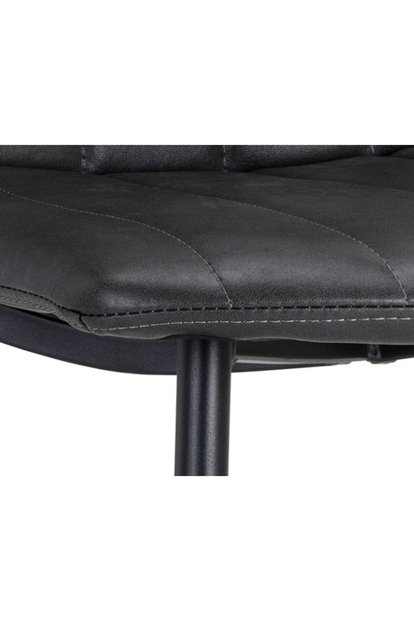 Modern European furniture - Channel-Tufted Dining Chairs (2) - www.oroa.com