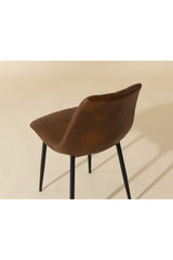 Modern European furniture - Channel-Tufted Dining Chairs (2) - www.oroa.com