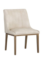 Modern European furniture - Vertical Stitched Dining Chairs (2) - www.oroa.com