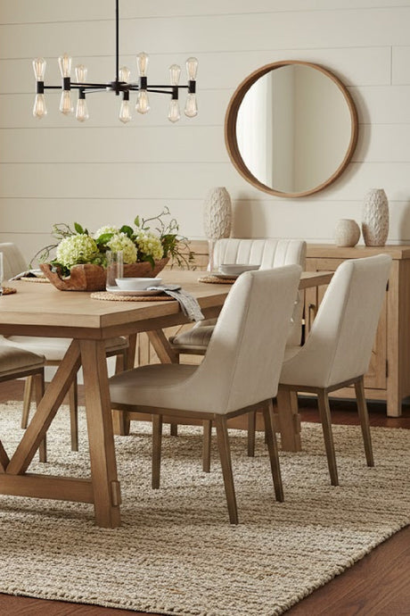 Modern European furniture - Vertical Stitched Dining Chairs (2) - www.oroa.com