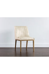 Modern European furniture - Vertical Stitched Dining Chairs (2) - www.oroa.com