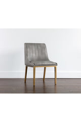 Modern European furniture - Vertical Stitched Dining Chairs (2) - www.oroa.com