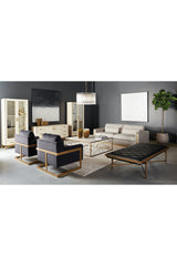 Modern European furniture - Bronze Frame Cantilevered Lounge Chair - www.oroa.com