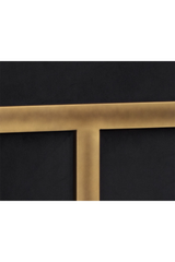 Modern European furniture - Bronze Frame Cantilevered Lounge Chair - www.oroa.com